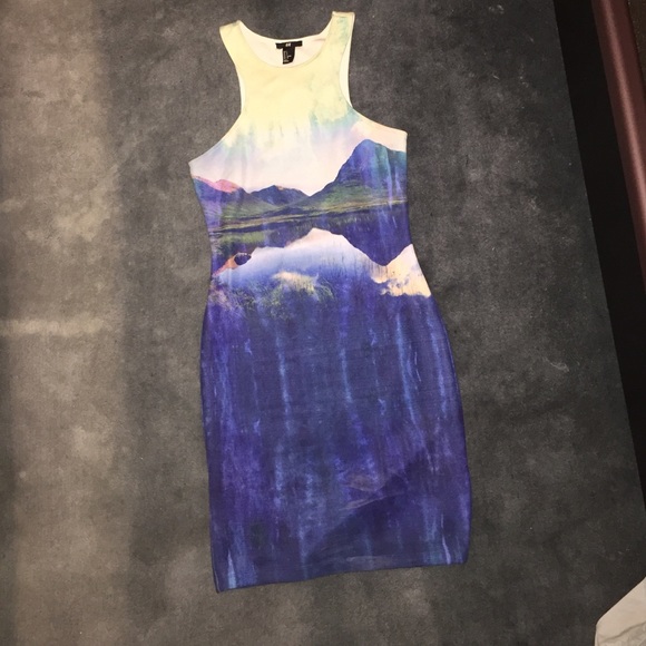 Photo print dress