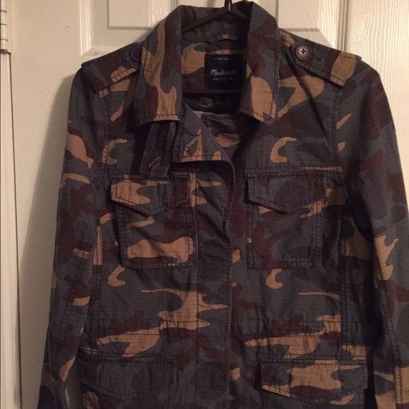 Madewell camo utility jacket