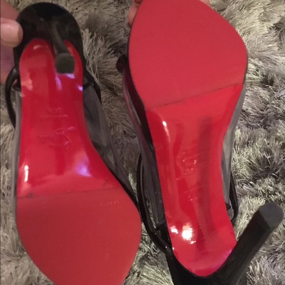 Christian loubouitin clear Aqua sandals - Picture 4 of 4