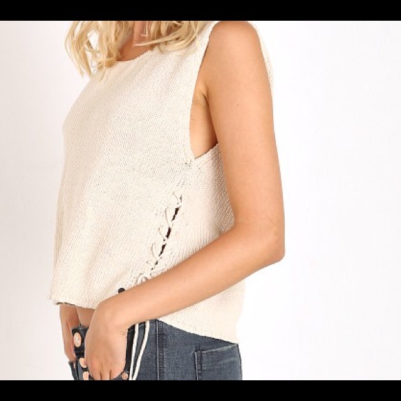 One teaspoon desert eagle cotton knit top