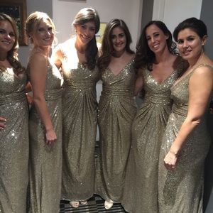 Alfred Angelo - Style 8112L - Gold sequin