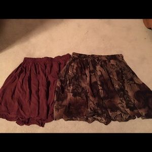 ‼️ Bundle ‼️ Two Brandy Melville Skirts