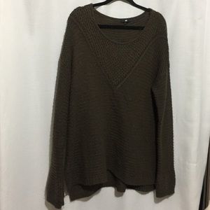 Knit oversize sweater