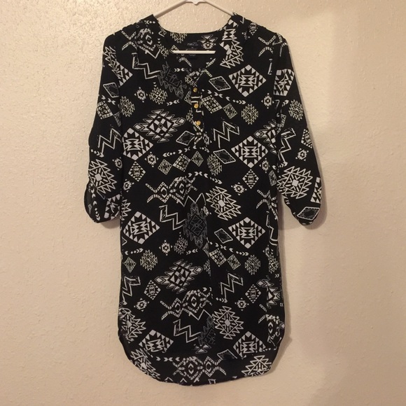 Tribal print dress/ long shirt! :)