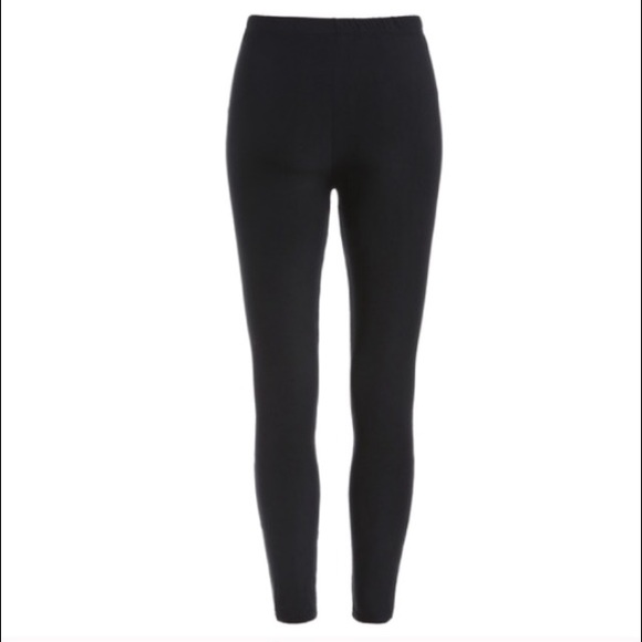 MESH Panel YOGA LEGGINGS Black CAPRI NEW Active - Picture 3 of 4