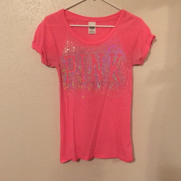 Super sparkly PINK tee shirt :)