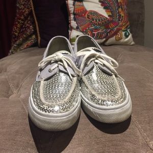 Sparkly Sperry Top Sider Size 7.5