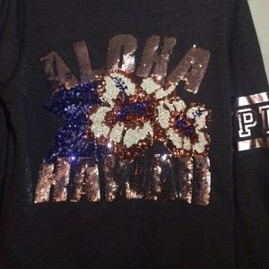 PINK ZIP UP SWEATER: HAWAII EDITION