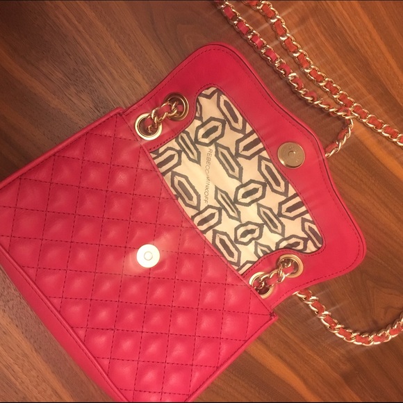 REBECCA MINKOFF PINK MINI AFFAIR BAG