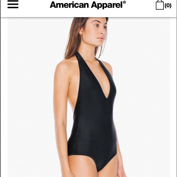 American Apparel black swim suit