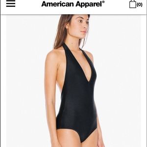 American Apparel black swim suit