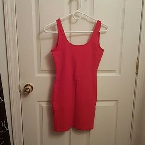 Red bodycon dress