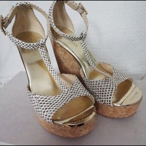 Jimmy Choo Pela spotted natural leather