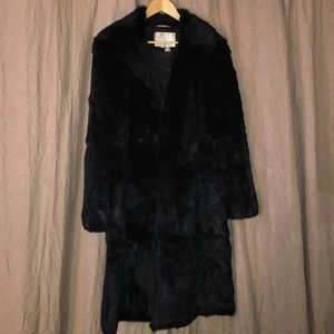 🌹STUNNING RABBIT FUR COAT ITALY SKIN🌹