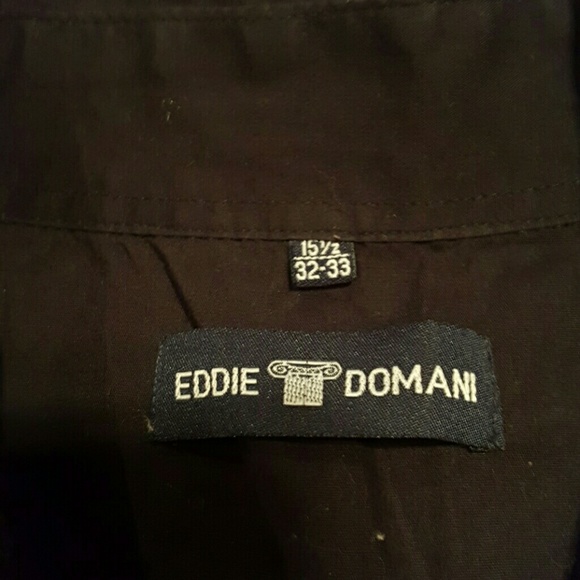 Men's Eddie Domani button down size 32-33 - Picture 3 of 4