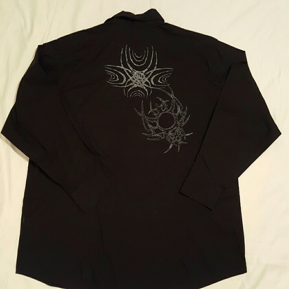 Men's Eddie Domani button down size 32-33 - Picture 4 of 4