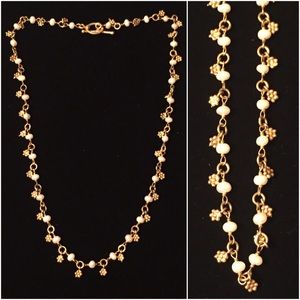 Genuine pearl necklace
