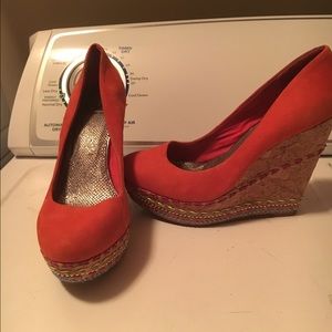 Gianni Bini Closed Toe Wedges with Cork sole