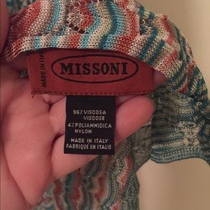 Missoni knit scarf