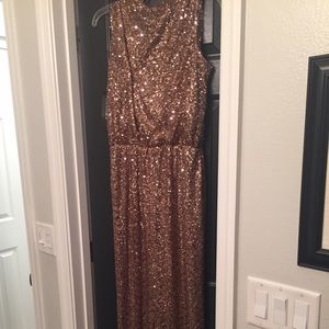NWT Rose Gold Sequin Dress