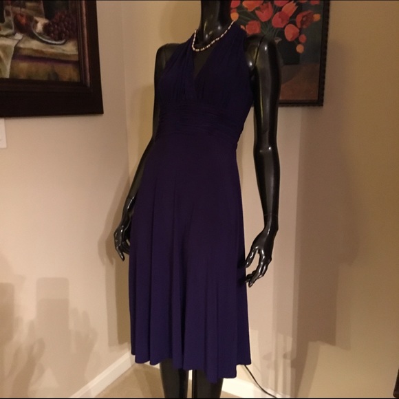 Evan Picone comfy Purple Dress.