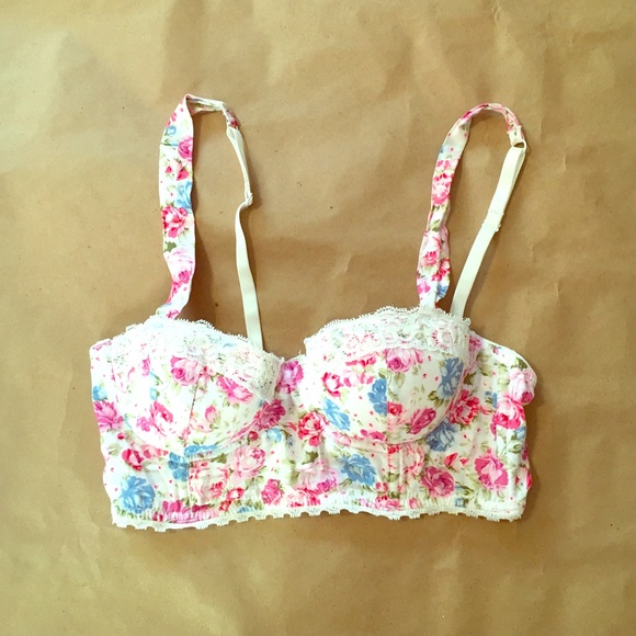 Forever 21 Balcony Floral with Lace Bra