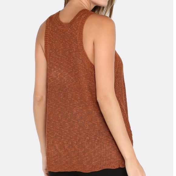 🎉LAST ONE🎉NWT 💗 Flowing Sleeveless Sweater Tank - Picture 2 of 4