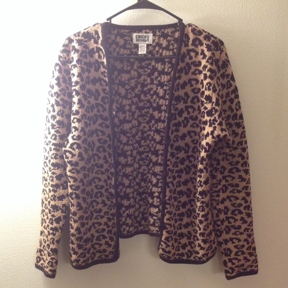 Cheetah Leopard Print Cardigan
