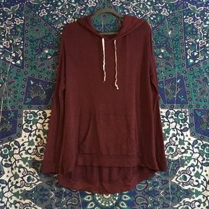 Maroon Brandy Melville Sweater Sweatshirt