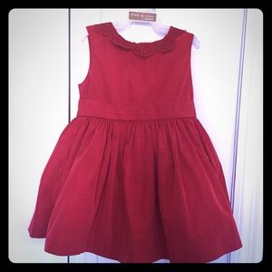 Red Sleeveless Toddler Dress