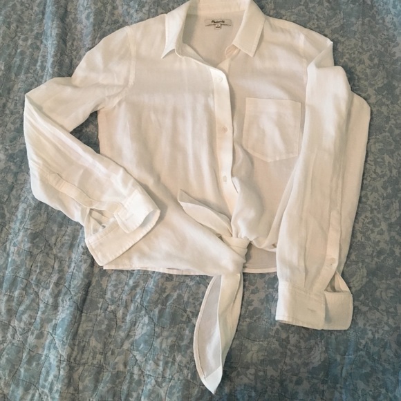 Made well tie front blouse