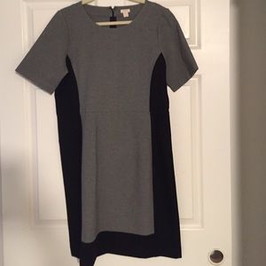 JCREW Black/Grey Dress