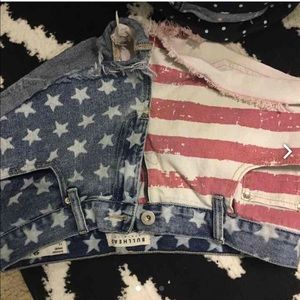 American flag shorts
