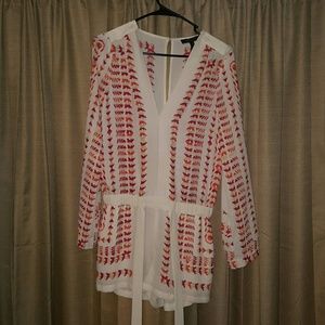 BCBG SOREN PRINTED ROMPER XXS FITS XS 0-2