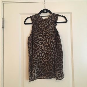 Cheetah Print Michael Kors Blouse