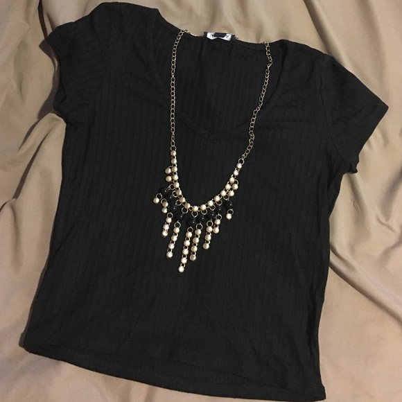 Long statement necklace