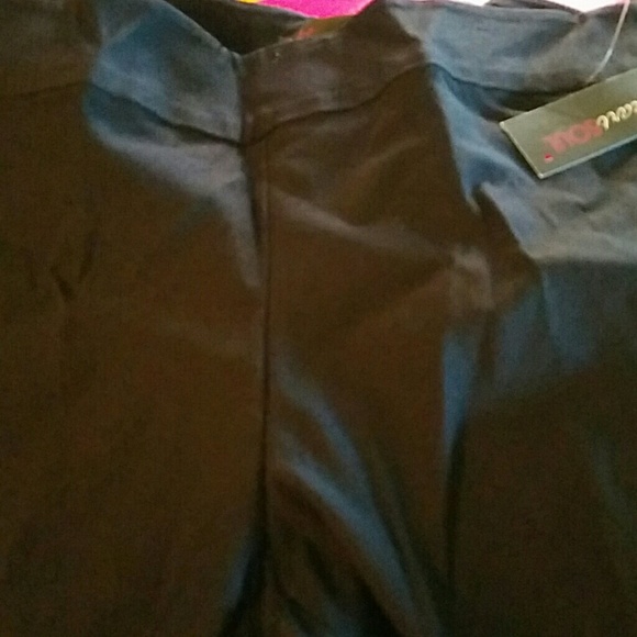Black Leggins with gold piping down on each side
