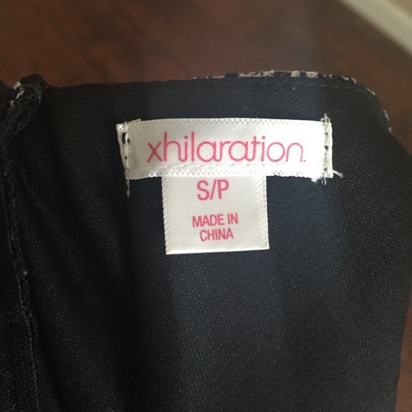 Black patterned dress - Picture 3 of 3