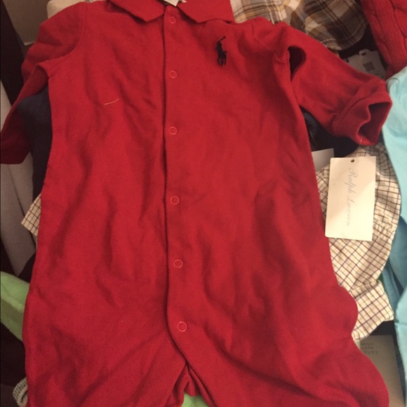 Long sleeve Polo Coverall brand new with tags