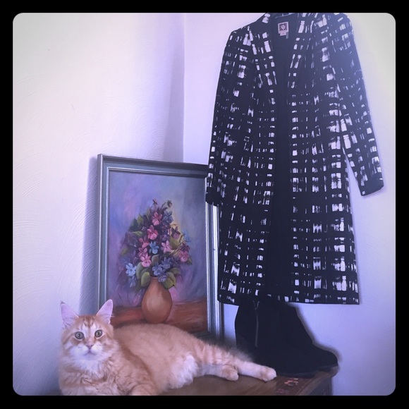 Anne Klein Jackets & Blazers - avant-garde Anne Klein long duster coat