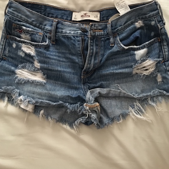 Size 7 hollister jean shorts