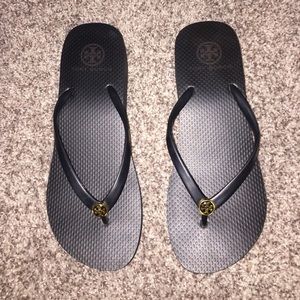 Tory Burch black flip flops