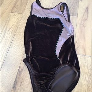 Brown Velvet Leotard