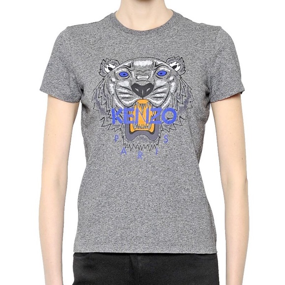 100% Authentic KENZO Tiger Printed Jersey Shirt