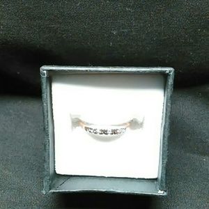 Diamond Half Eternity Ring 14k YG size 4 1/2