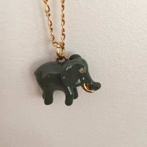 J.Crew Elephant necklace