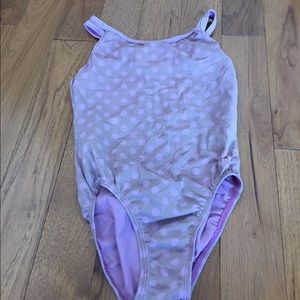 Brown & Purple Polka Dot Leotard