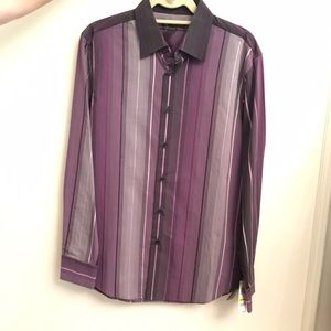 INC striped shirt