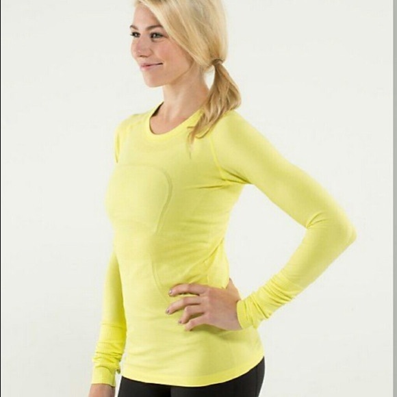 LULULEMON long sleeve "swiftly" workout tee