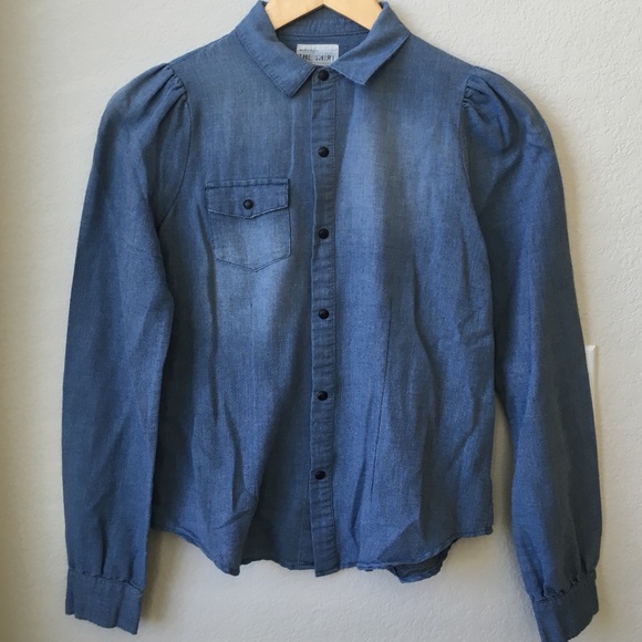 Joes Jeans denim button up shirt
